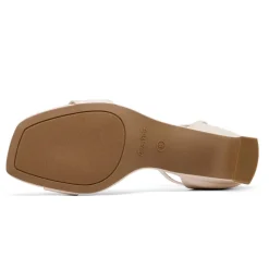Square Toe Chunky Heel Sandals