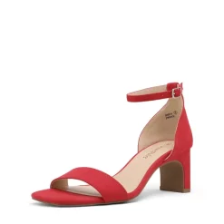 Square Toe Chunky Heel Sandals