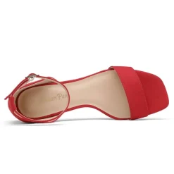 Square Toe Chunky Heel Sandals