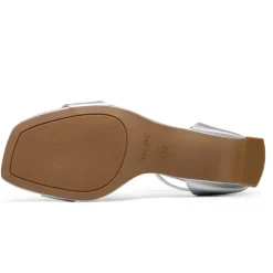Square Toe Chunky Heel Sandals