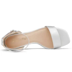 Square Toe Chunky Heel Sandals