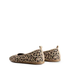 Square Toe Cushioned Knit Flats