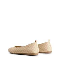 Square Toe Cushioned Knit Flats