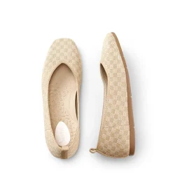 Square Toe Cushioned Knit Flats