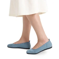 Square Toe Cushioned Knit Flats