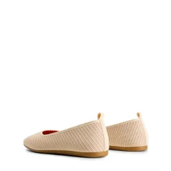 Square Toe Cushioned Knit Flats