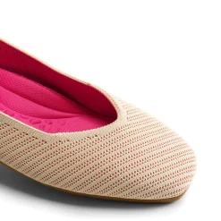 Square Toe Cushioned Knit Flats