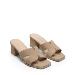 Square Toe Cut Out Sandals