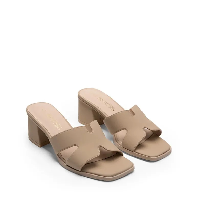 Square Toe Cut Out Sandals