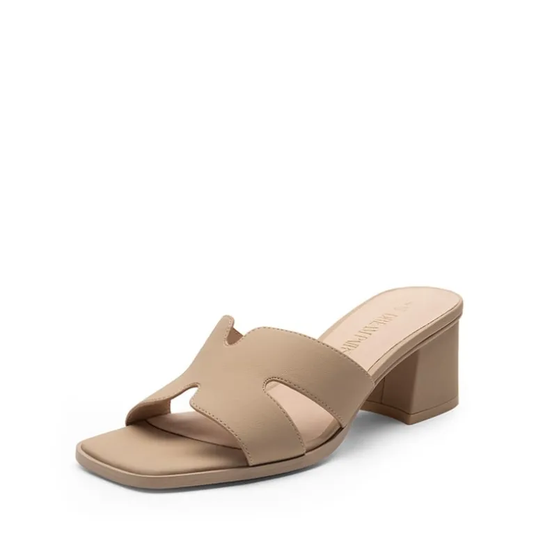 Square Toe Cut Out Sandals