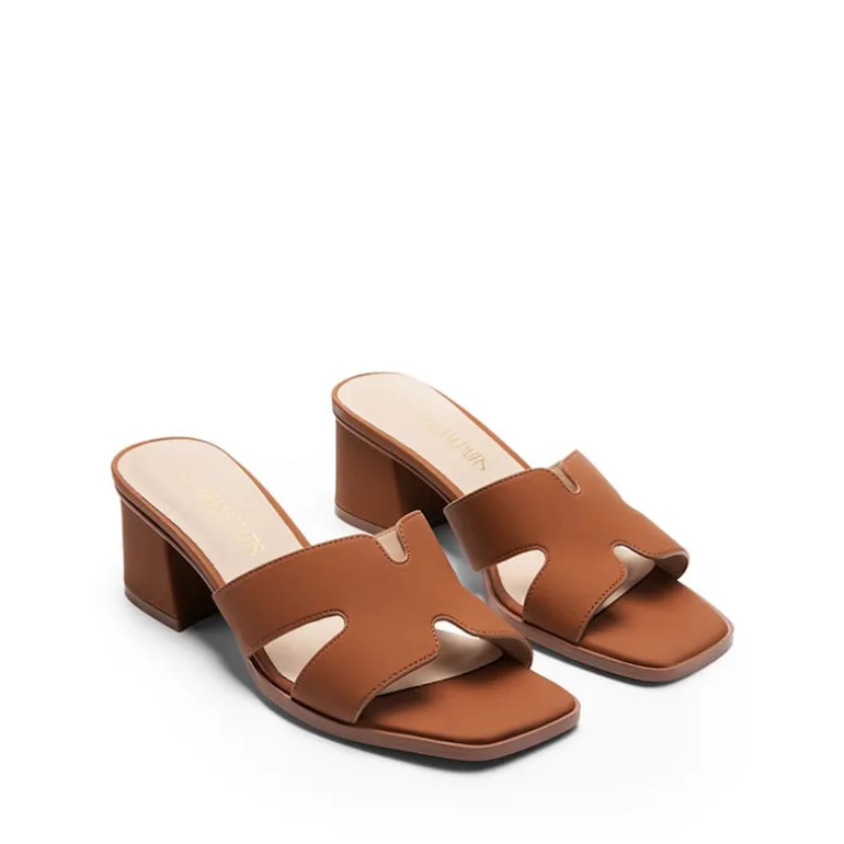 Square Toe Cut Out Sandals
