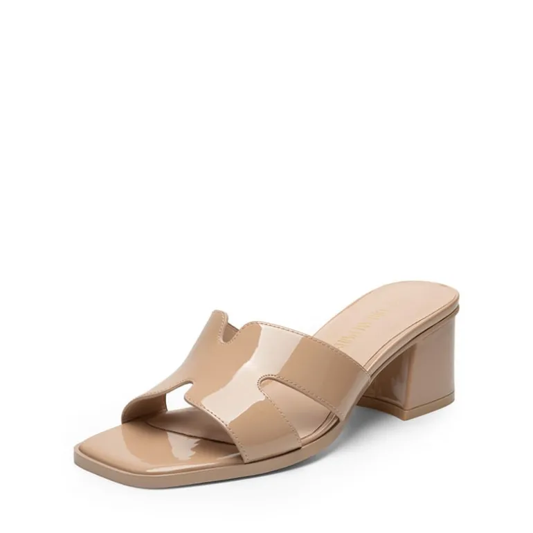 Square Toe Cut Out Sandals