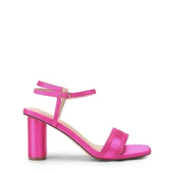 Square Toe Cylindrical Heel Sandals