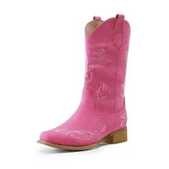 Square Toe Embroidered Cowboy Boots