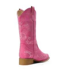 Square Toe Embroidered Cowboy Boots