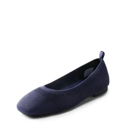 Square Toe Knit Sustainable Flats