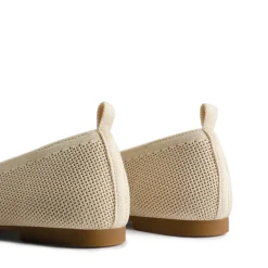 Square Toe Knit Sustainable Flats