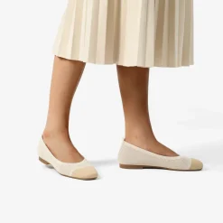 Square Toe Knit Sustainable Flats