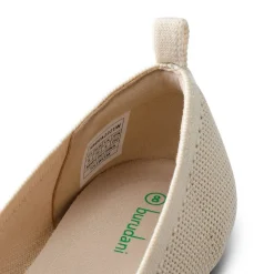 Square Toe Knit Sustainable Flats