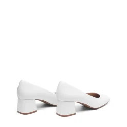 Square Toe Low Chunky Pumps