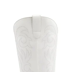 Square-toe Mid-Calf Cowgirl Boots