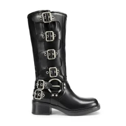 Square Toe Motorcycle Boots
