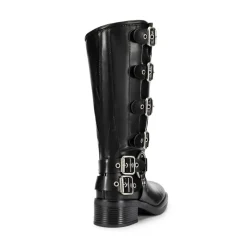 Square Toe Motorcycle Boots