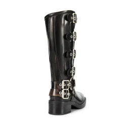 Square Toe Motorcycle Boots