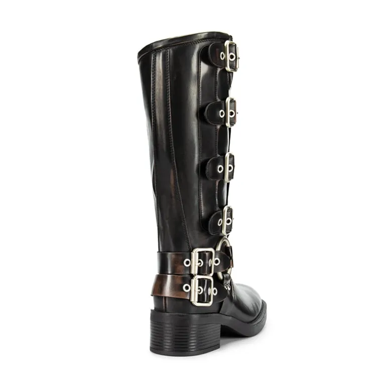 Square Toe Motorcycle Boots