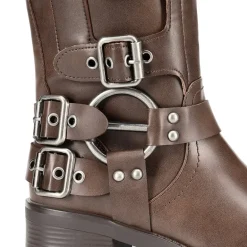 Square Toe Motorcycle Boots