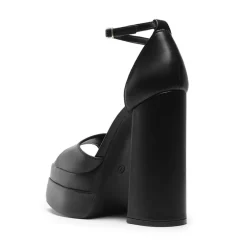 Square Toe Platform Chunky Heel Sandals