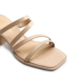 Square Toe Strappy Chunky Heel Sandals