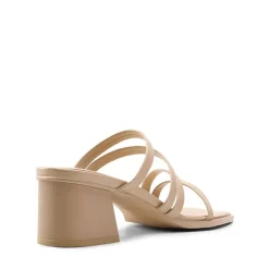 Square Toe Strappy Chunky Heel Sandals
