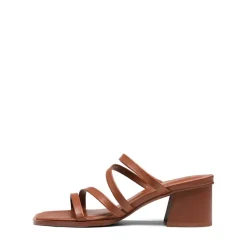 Square Toe Strappy Chunky Heel Sandals