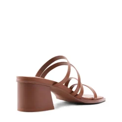 Square Toe Strappy Chunky Heel Sandals