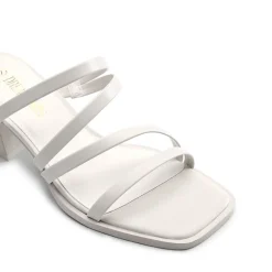 Square Toe Strappy Chunky Heel Sandals
