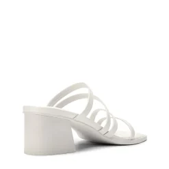 Square Toe Strappy Chunky Heel Sandals