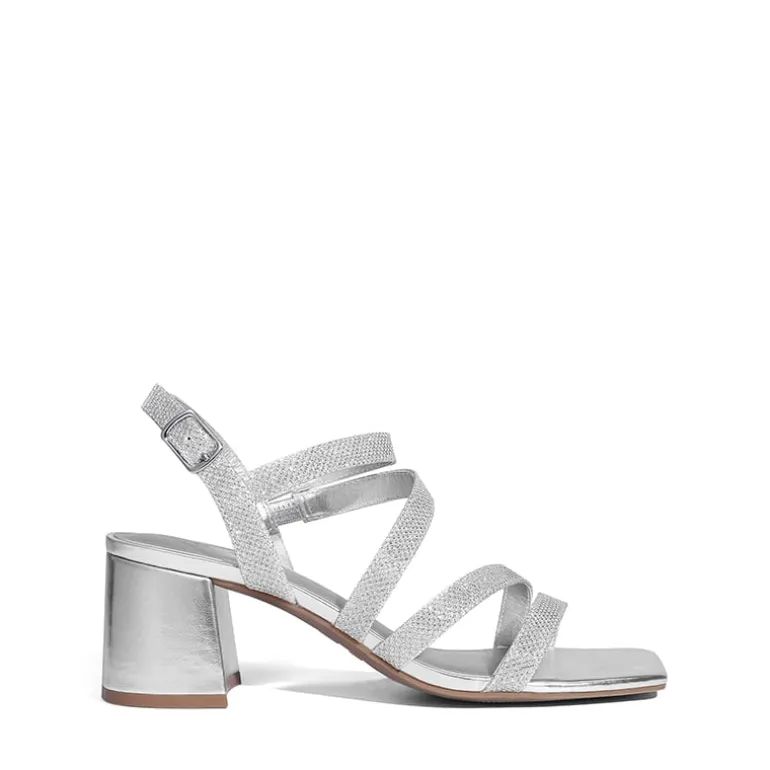 Square Toe Strappy Chunky Sandals