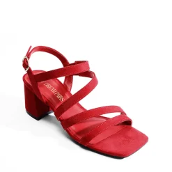 Square Toe Strappy Chunky Sandals