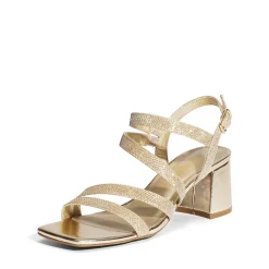 Square Toe Strappy Chunky Sandals