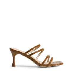 Square Toe Strappy Heel Sandals