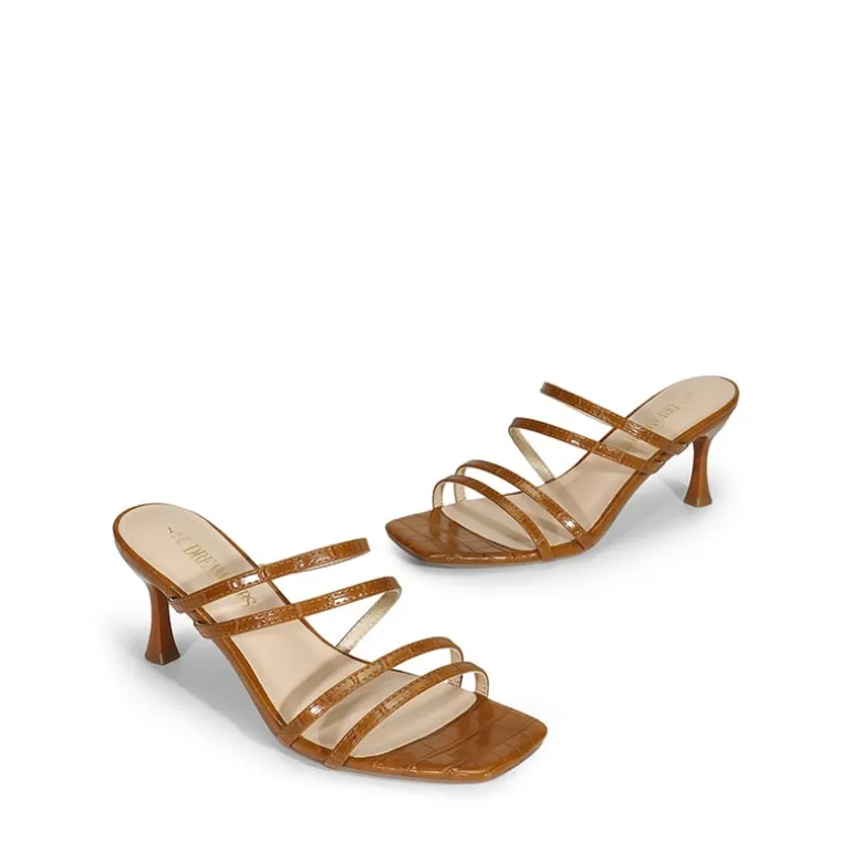 Square Toe Strappy Heel Sandals