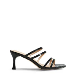 Square Toe Strappy Heel Sandals