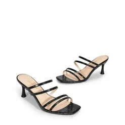Square Toe Strappy Heel Sandals