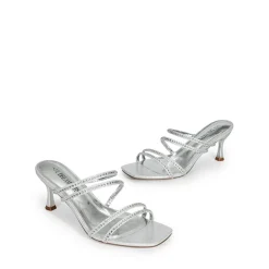 Square Toe Strappy Heel Sandals