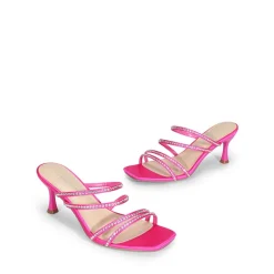 Square Toe Strappy Heel Sandals
