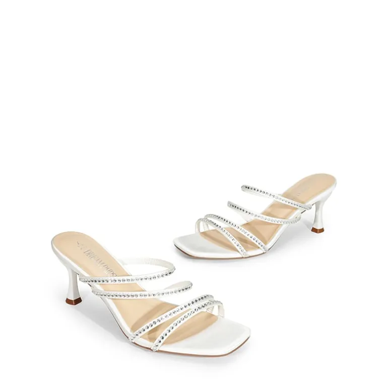Square Toe Strappy Heel Sandals