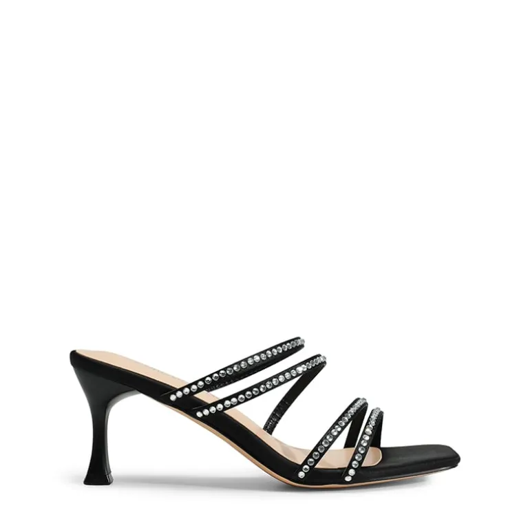 Square Toe Strappy Heel Sandals