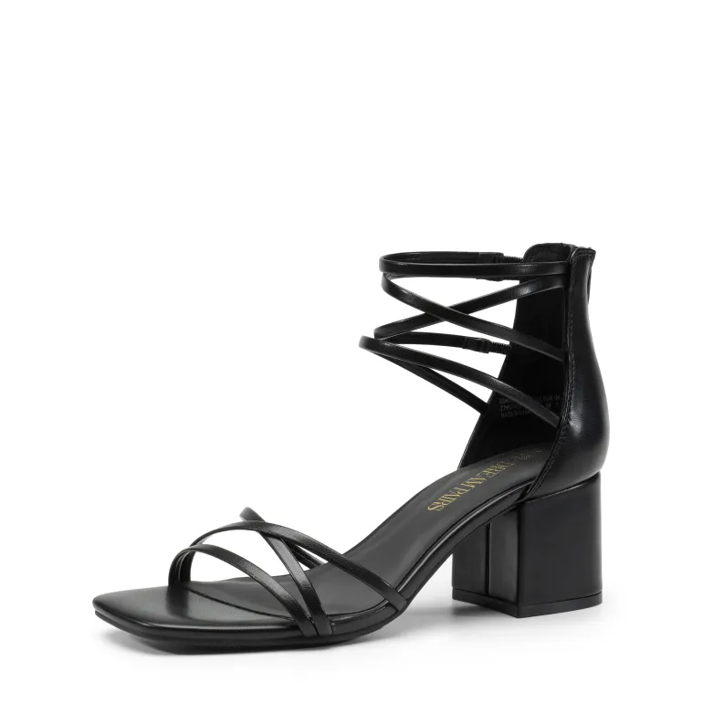 Square Toe Strappy Sandals