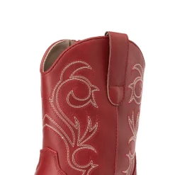 Square-toe Western Short Cowgirl Boots